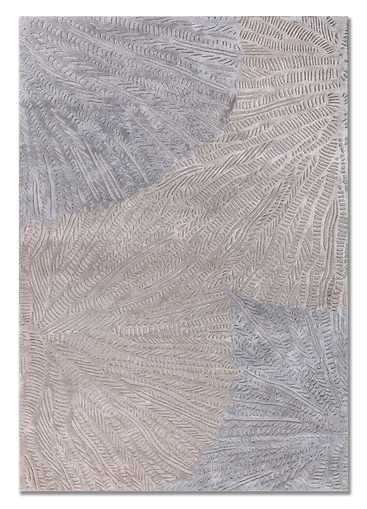 aurelia grey and black wool and viscose hand tufted Rug - HeadShot aurelia grey and black wool and viscose hand tufted Rug - HeadShot