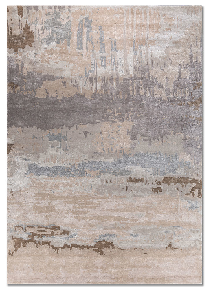 genesis ivory wool and viscose hand tufted Rug - HeadShot genesis ivory wool and viscose hand tufted Rug - HeadShot