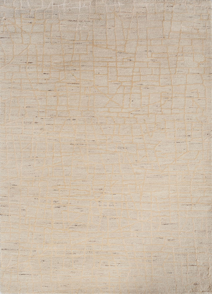 manifest ivory wool and silk hand knotted Rug - HeadShot manifest ivory wool and silk hand knotted Rug - HeadShot