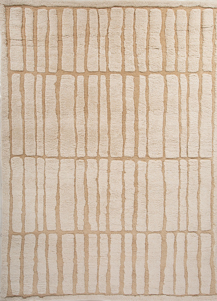zuri ivory acrylic hand knotted Rug