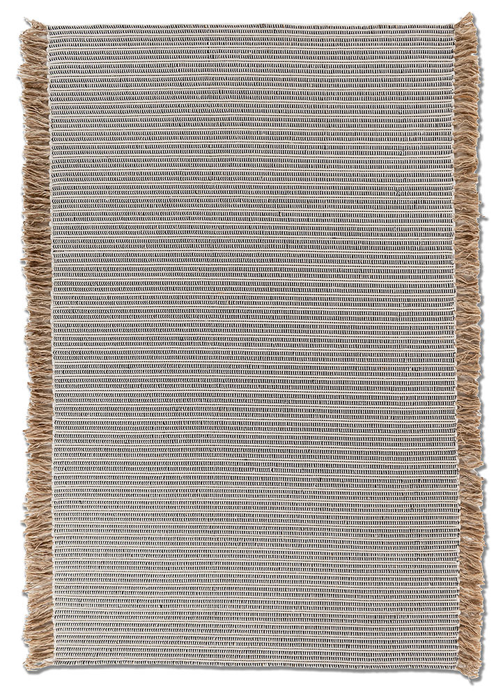 aprezo ivory bamboo silk hand loom Rug - HeadShot