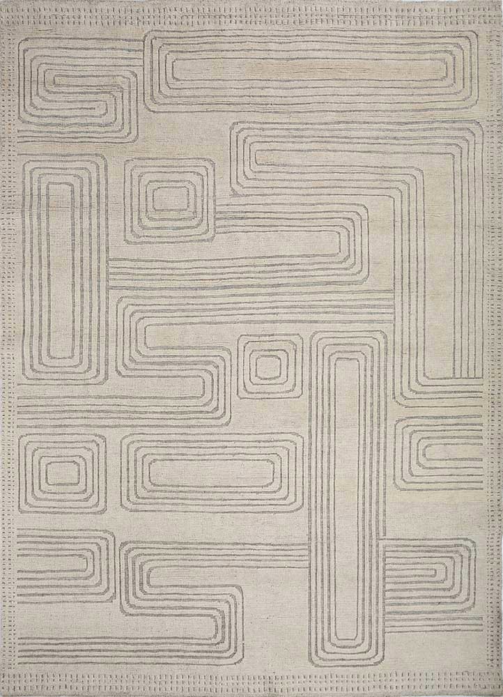 zuri ivory wool hand knotted Rug - HeadShot zuri ivory wool hand knotted Rug - HeadShot