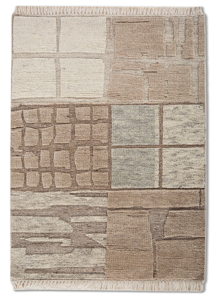 aprezo ivory wool hand knotted Rug - HeadShot aprezo ivory wool hand knotted Rug - HeadShot
