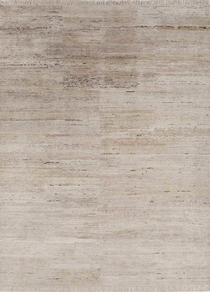 ivory ivory afghan wool hand knotted Rug