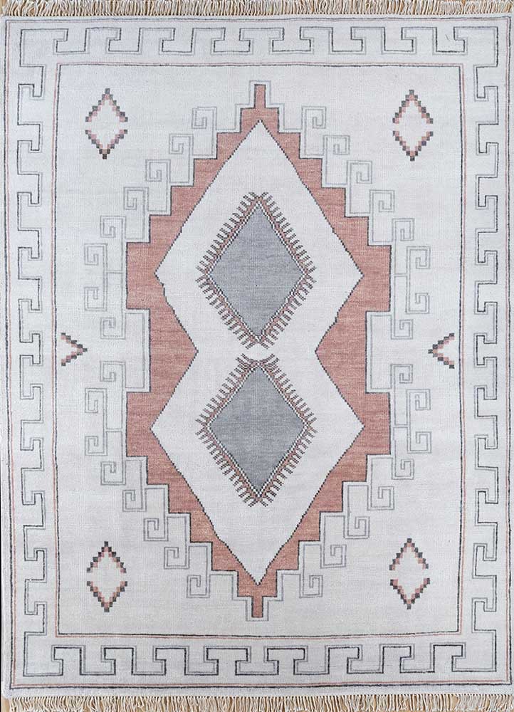 thyme ivory wool hand knotted Rug - HeadShot thyme ivory wool hand knotted Rug - HeadShot