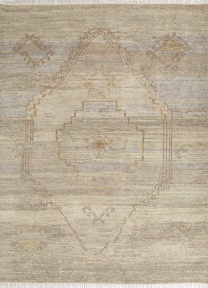 thyme green wool hand knotted Rug - HeadShot thyme green wool hand knotted Rug - HeadShot