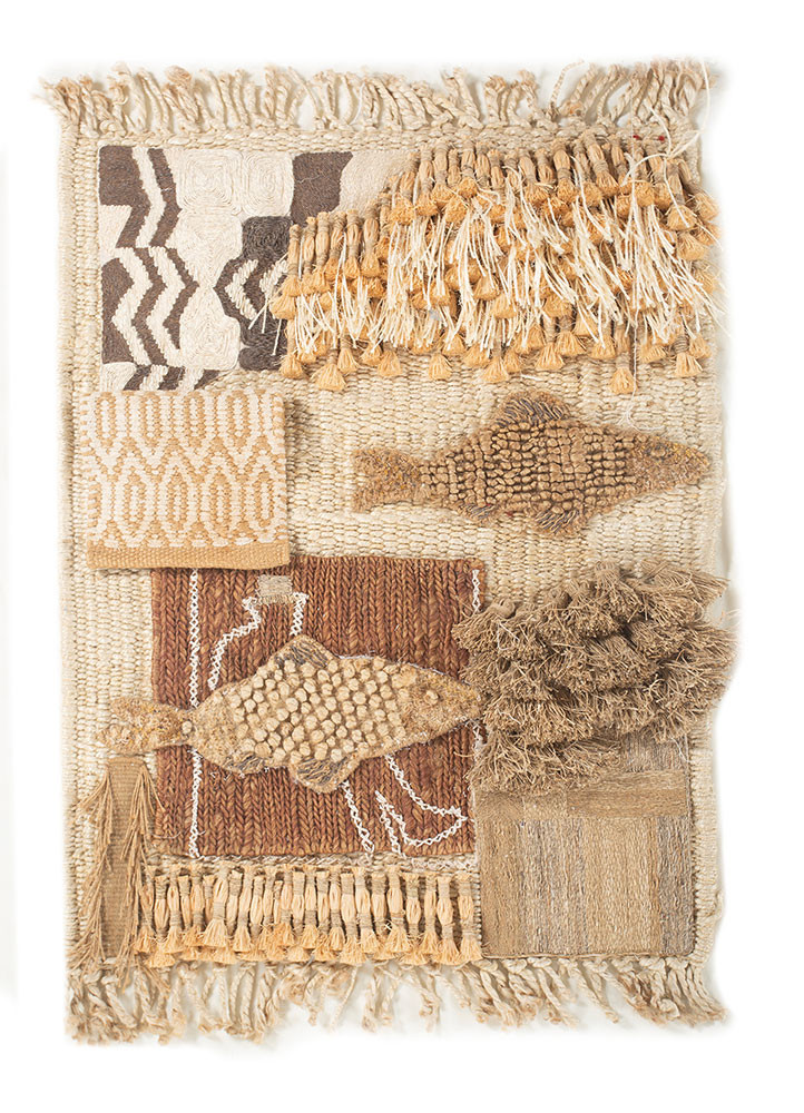 wall installation ivory jute and hemp wall art WALL ART & TAPESTRY - HeadShot