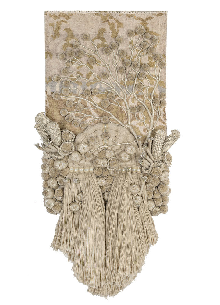 wall art ivory wool wall art WALL ART & TAPESTRY - HeadShot