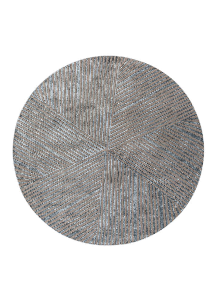 azalea beige and brown wool and bamboo silk hand knotted Rug - HeadShot azalea beige and brown wool and bamboo silk hand knotted Rug - HeadShot