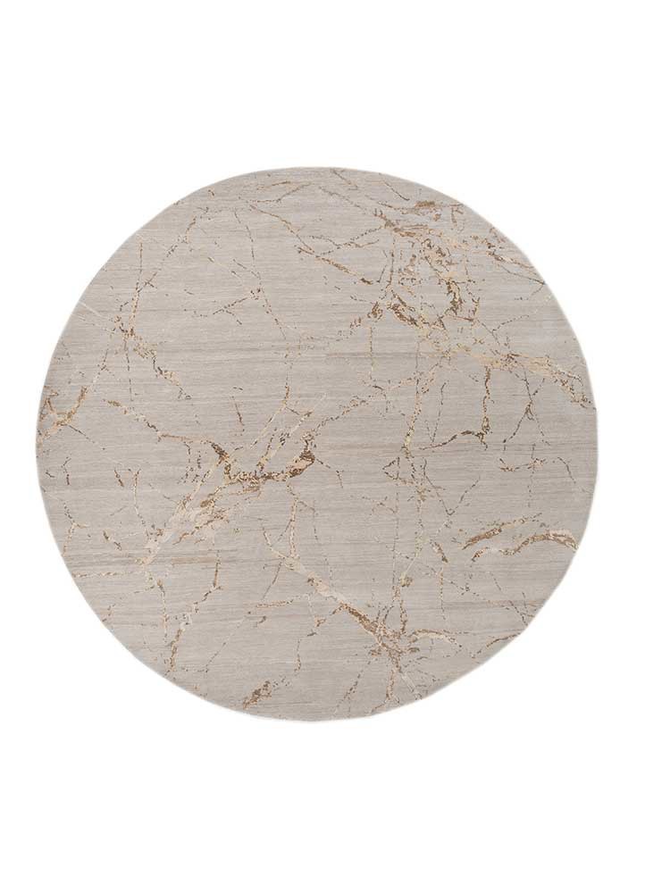  grey and black wool and silk hand knotted Rug