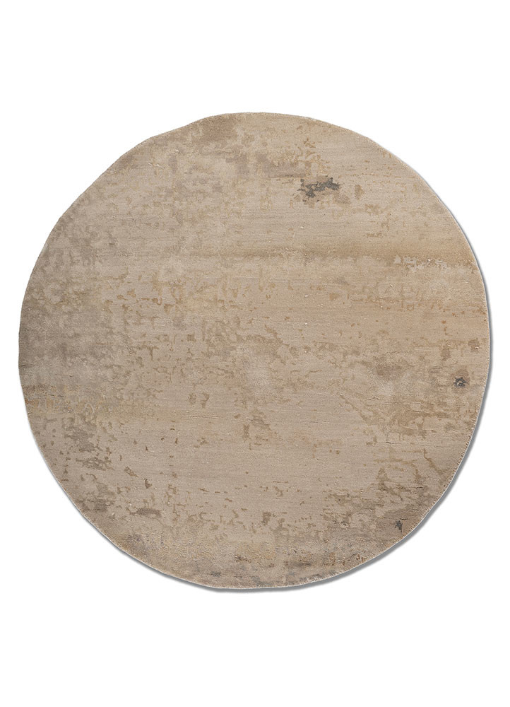 chaos theory by kavi ivory wool and bamboo silk hand knotted Rug - HeadShot chaos theory by kavi ivory wool and bamboo silk hand knotted Rug - HeadShot
