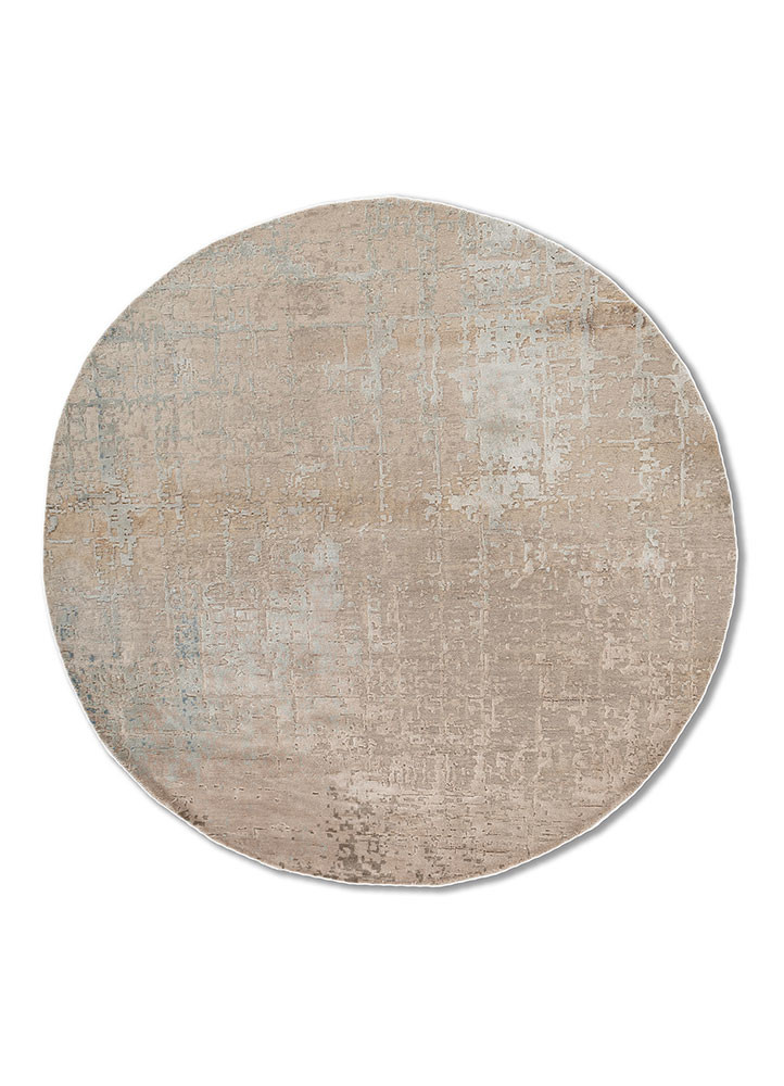 aprezo ivory wool and bamboo silk hand knotted Rug - HeadShot aprezo ivory wool and bamboo silk hand knotted Rug - HeadShot
