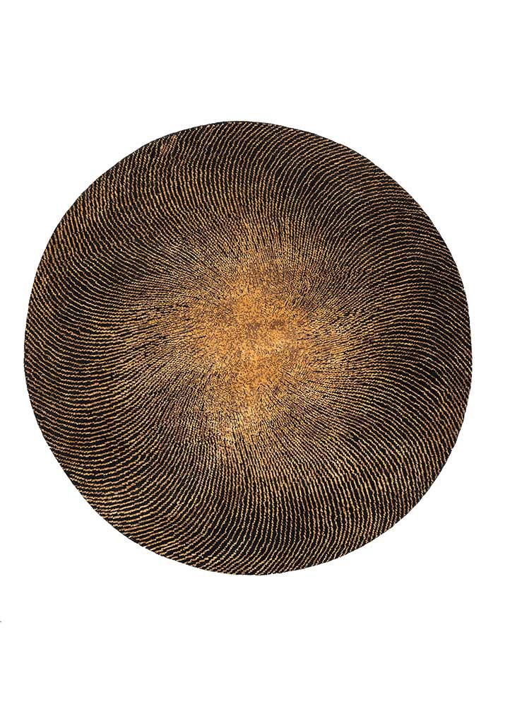 azalea grey and black wool and bamboo silk hand knotted Rug - HeadShot