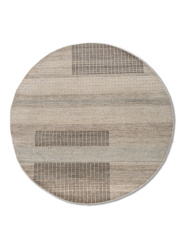 blue blue wool hand knotted Rug
