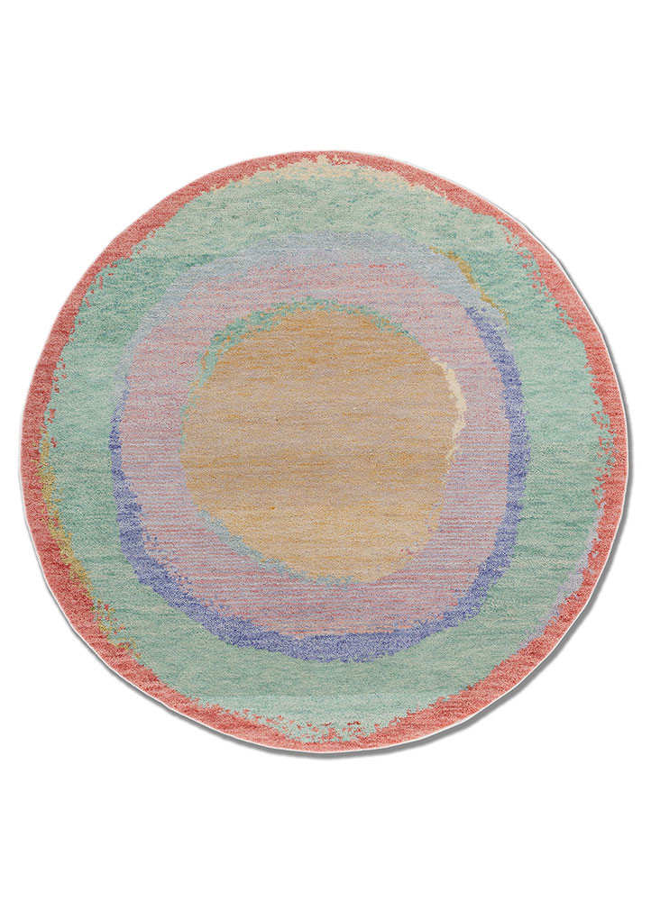 kavi x manchaha blue wool hand knotted Rug - HeadShot kavi x manchaha blue wool hand knotted Rug - HeadShot