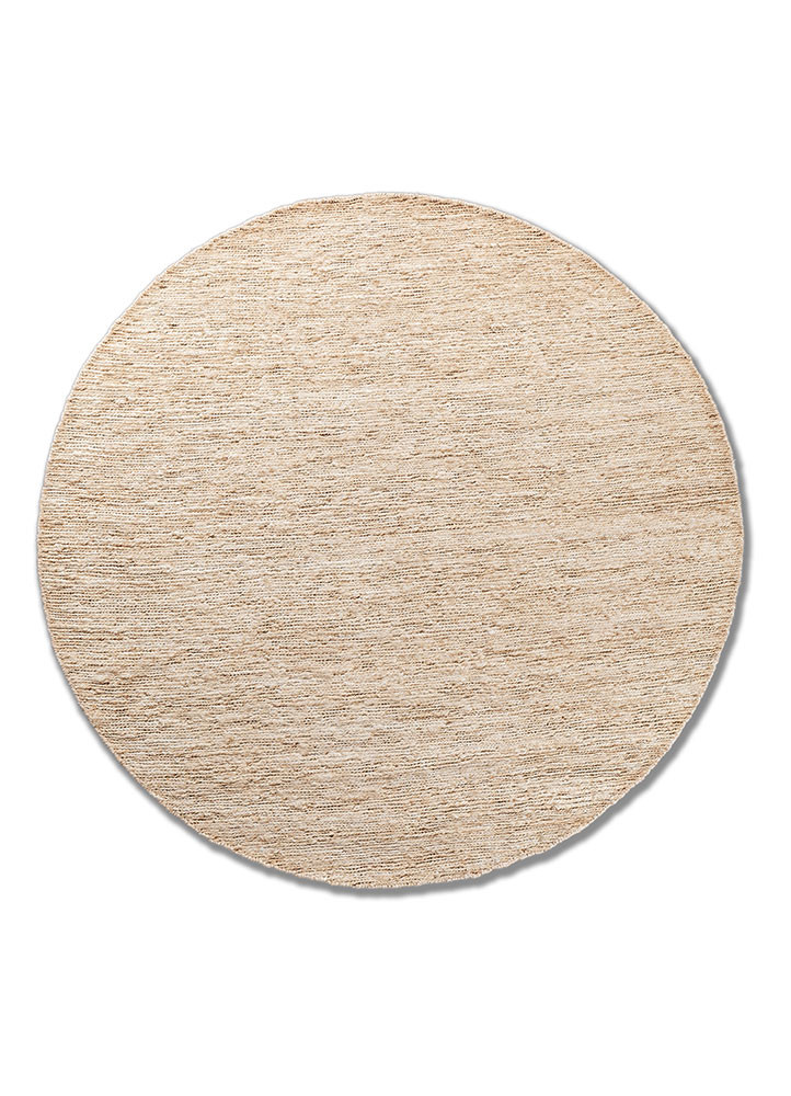 hula ivory jute and hemp hand knotted Rug - HeadShot