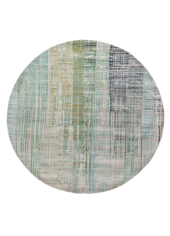 unstring by kavi grey and black wool and bamboo silk hand knotted Rug - HeadShot unstring by kavi grey and black wool and bamboo silk hand knotted Rug - HeadShot