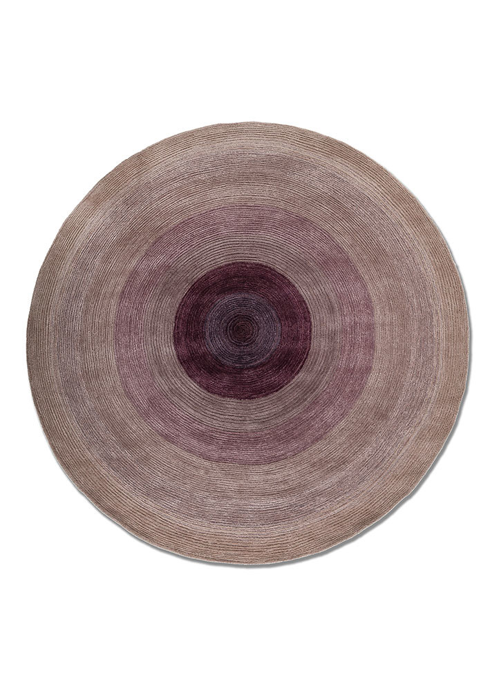 come around beige and brown wool and viscose hand tufted Rug - HeadShot come around beige and brown wool and viscose hand tufted Rug - HeadShot