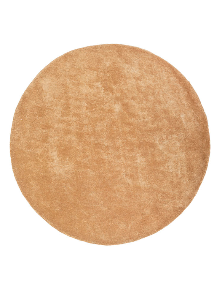 gold gold viscose hand tufted Rug
