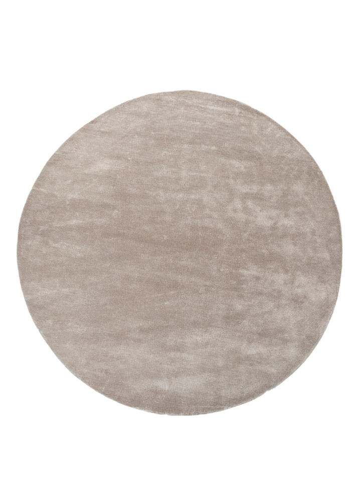  beige and brown viscose hand tufted Rug