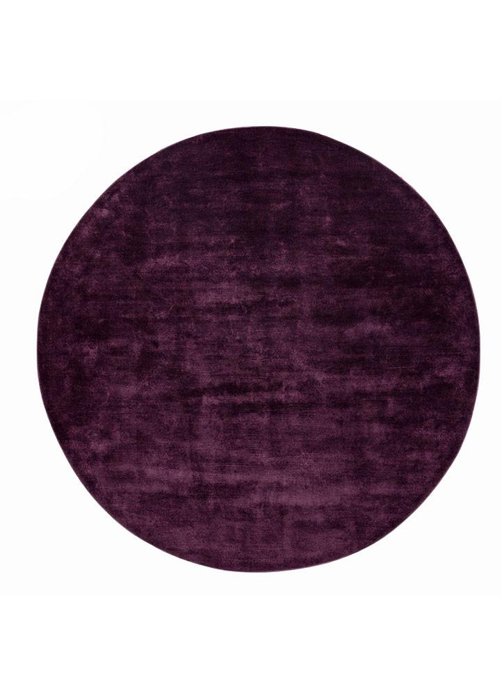 pink and purple pink and purple viscose hand tufted Rug