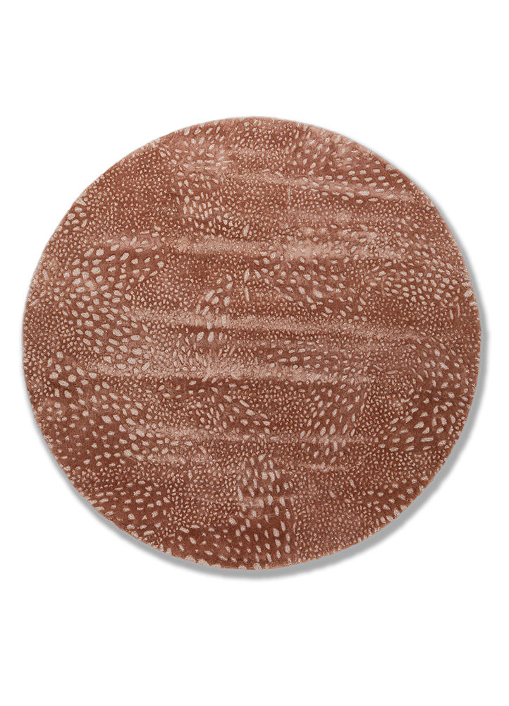 aurelia red and orange wool and viscose hand tufted Rug - HeadShot