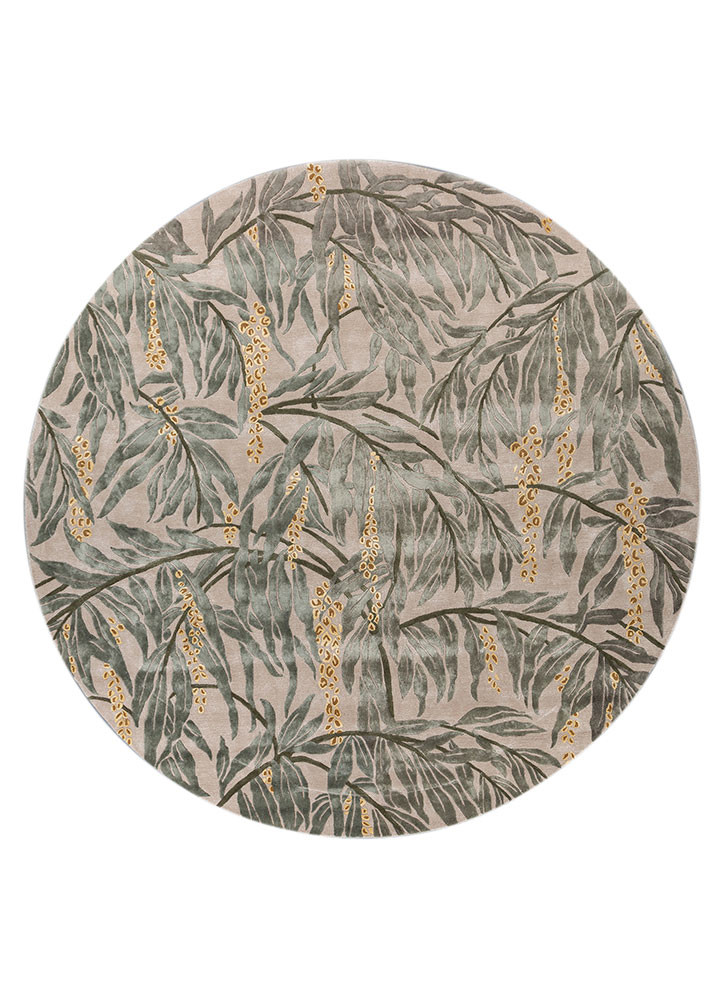 aurelia ivory wool and viscose hand tufted Rug - HeadShot