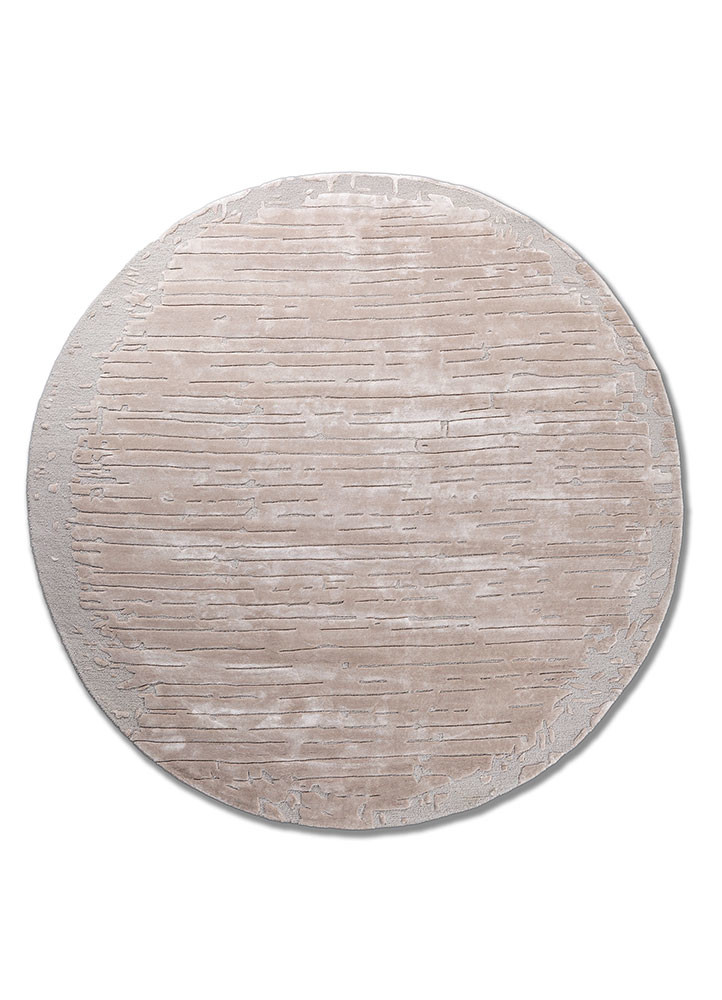 cera ivory wool and viscose hand tufted Rug - HeadShot