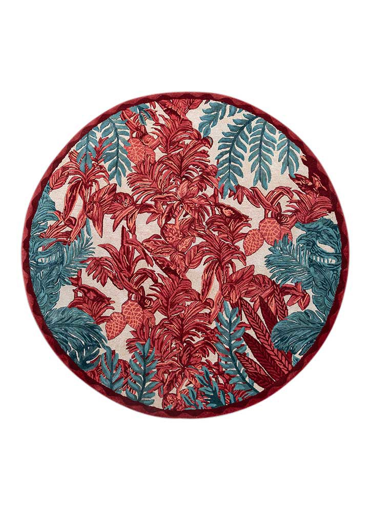 aurelia ivory wool and bamboo silk hand tufted Rug - HeadShot