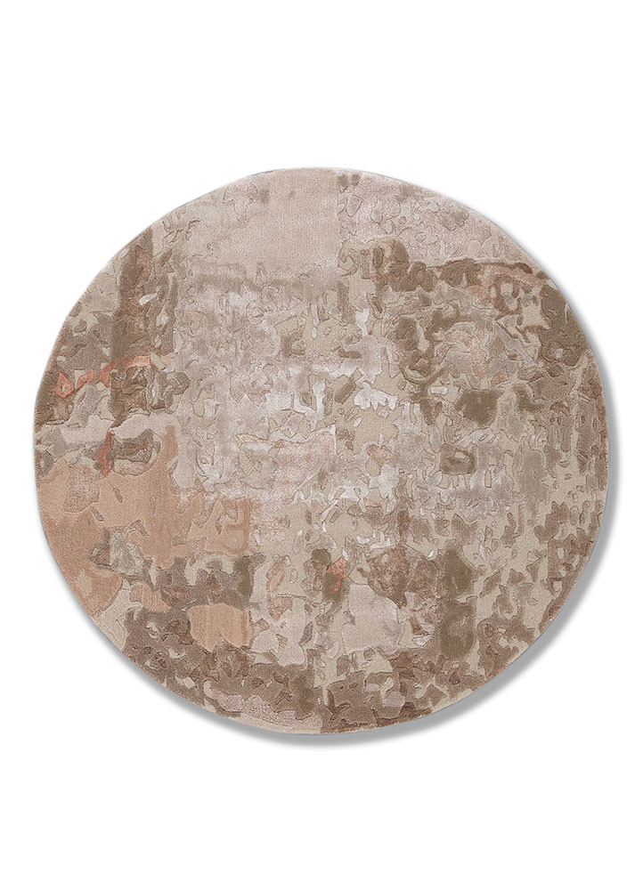 genesis ivory wool and viscose hand tufted Rug - HeadShot
