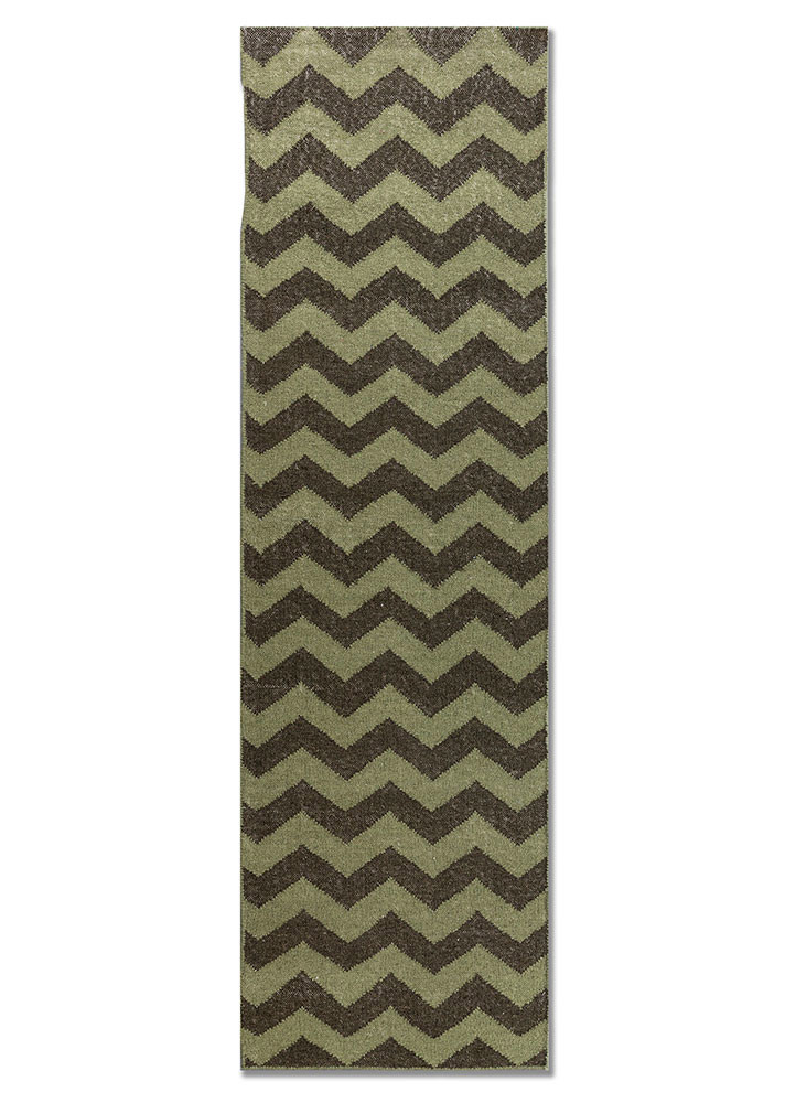 aprezo green wool flat weaves Rug - HeadShot aprezo green wool flat weaves Rug - HeadShot