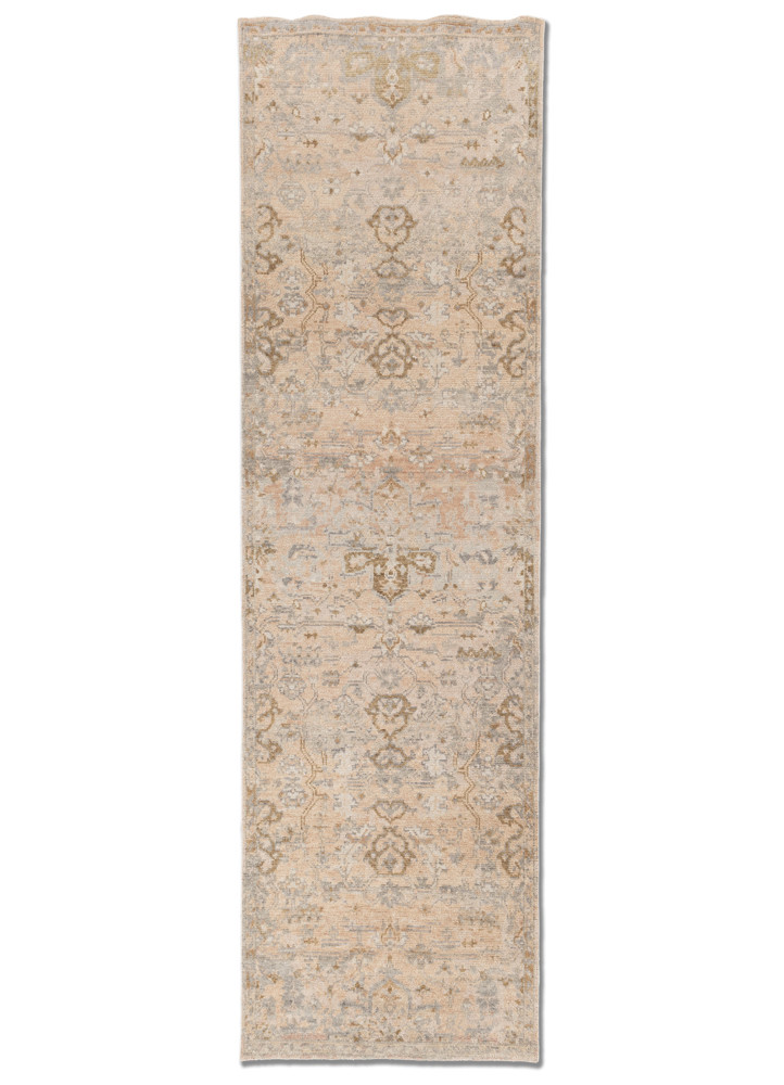 erbe gold wool hand knotted Rug - HeadShot erbe gold wool hand knotted Rug - HeadShot