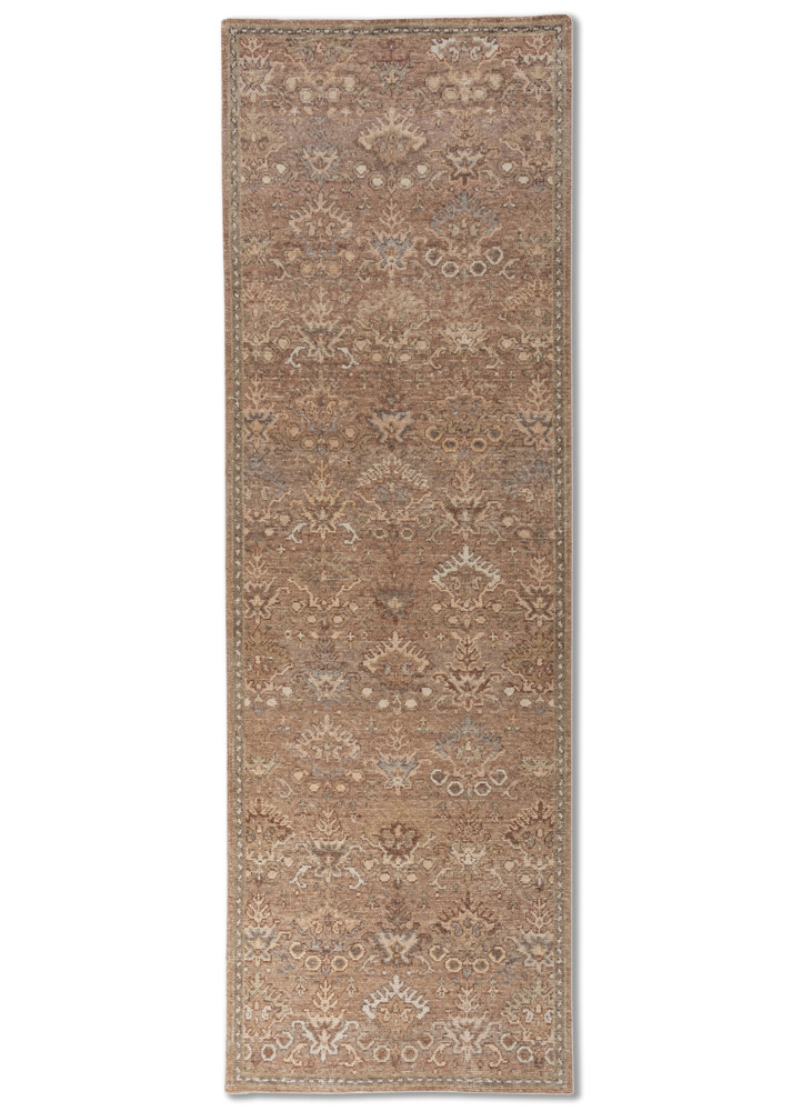 red and orange red and orange wool hand knotted Rug