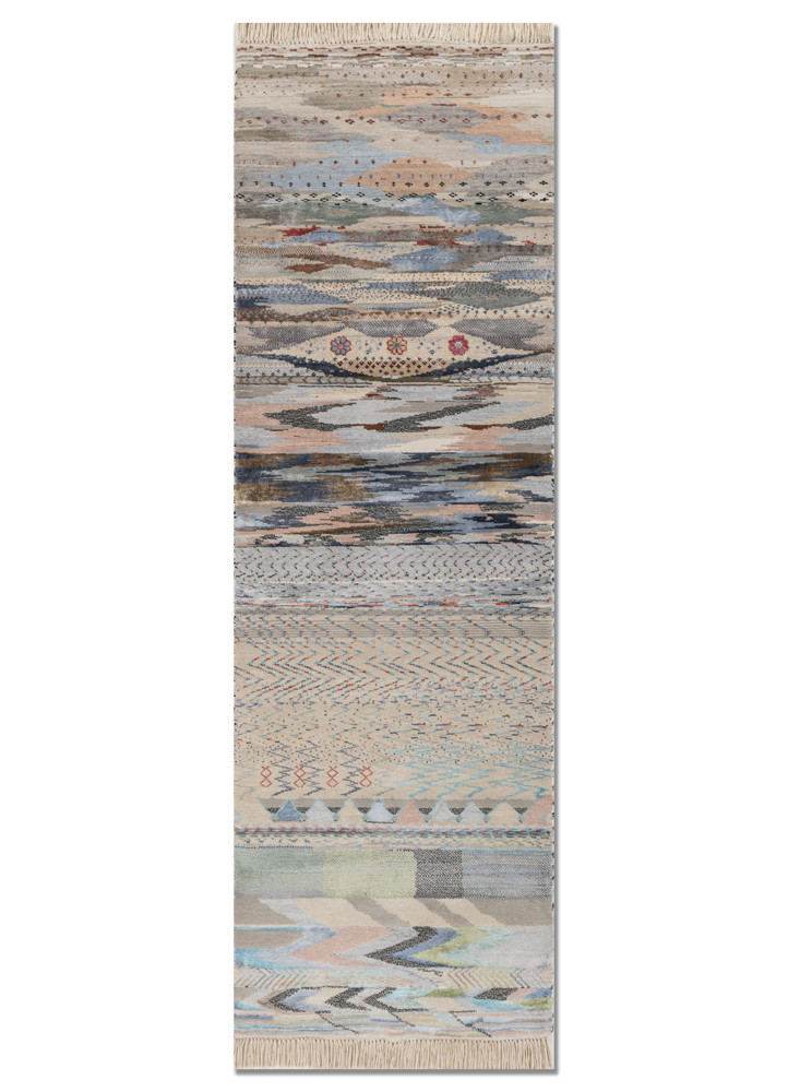 freedom manchaha ivory wool and bamboo silk hand knotted Rug - HeadShot freedom manchaha ivory wool and bamboo silk hand knotted Rug - HeadShot