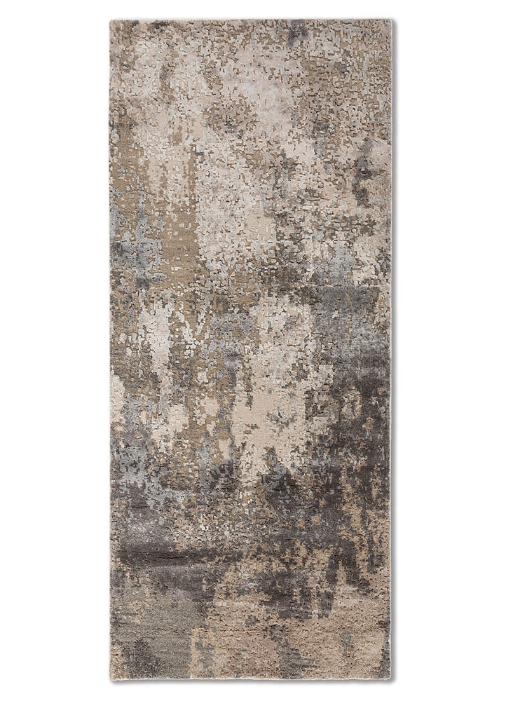 uvenuti ivory wool and bamboo silk hand knotted Rug - HeadShot uvenuti ivory wool and bamboo silk hand knotted Rug - HeadShot