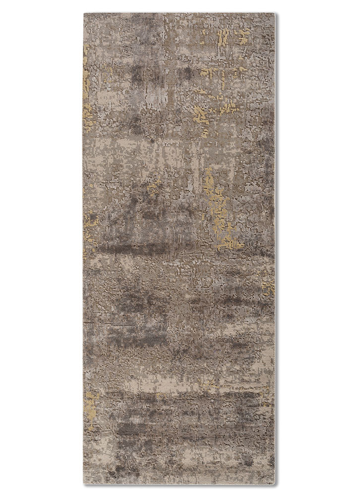 uvenuti ivory wool and bamboo silk hand knotted Rug - HeadShot