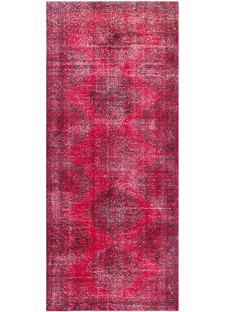 lacuna red and orange wool hand knotted Rug - HeadShot lacuna red and orange wool hand knotted Rug - HeadShot