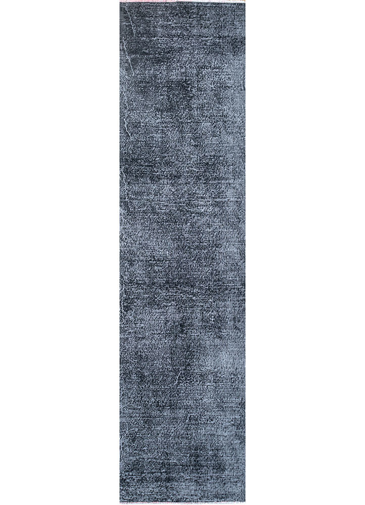 lacuna grey and black wool hand knotted Rug - HeadShot lacuna grey and black wool hand knotted Rug - HeadShot