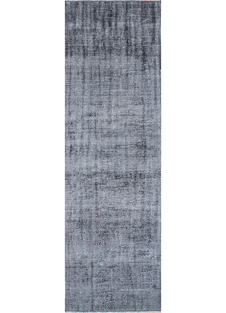 lacuna grey and black wool hand knotted Rug - HeadShot lacuna grey and black wool hand knotted Rug - HeadShot