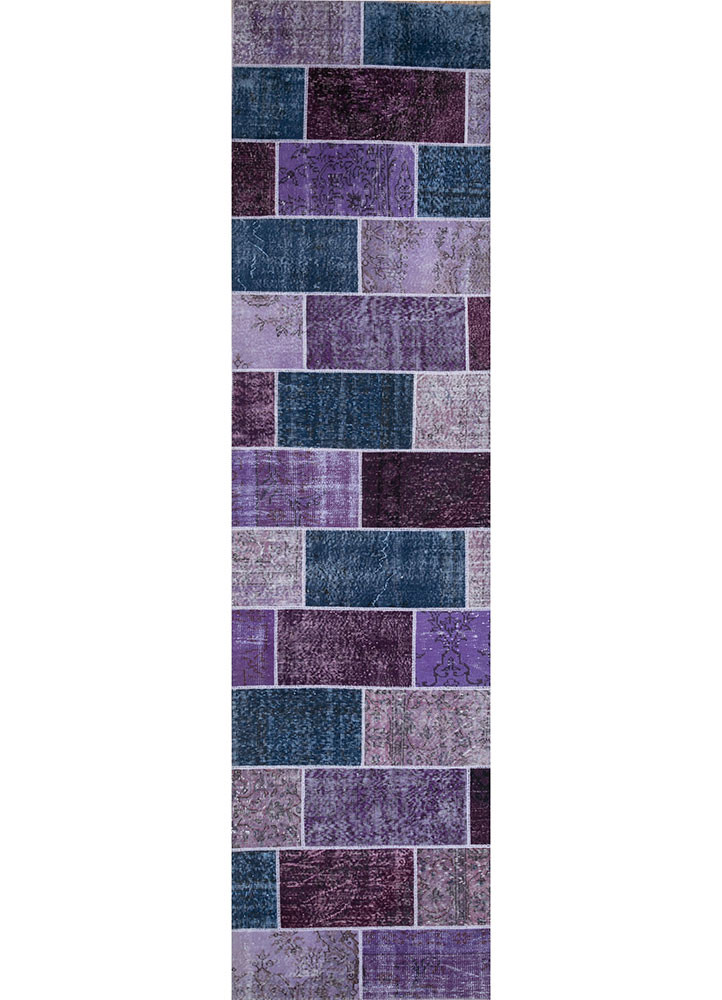 provenance pink and purple wool hand knotted Rug - HeadShot provenance pink and purple wool hand knotted Rug - HeadShot