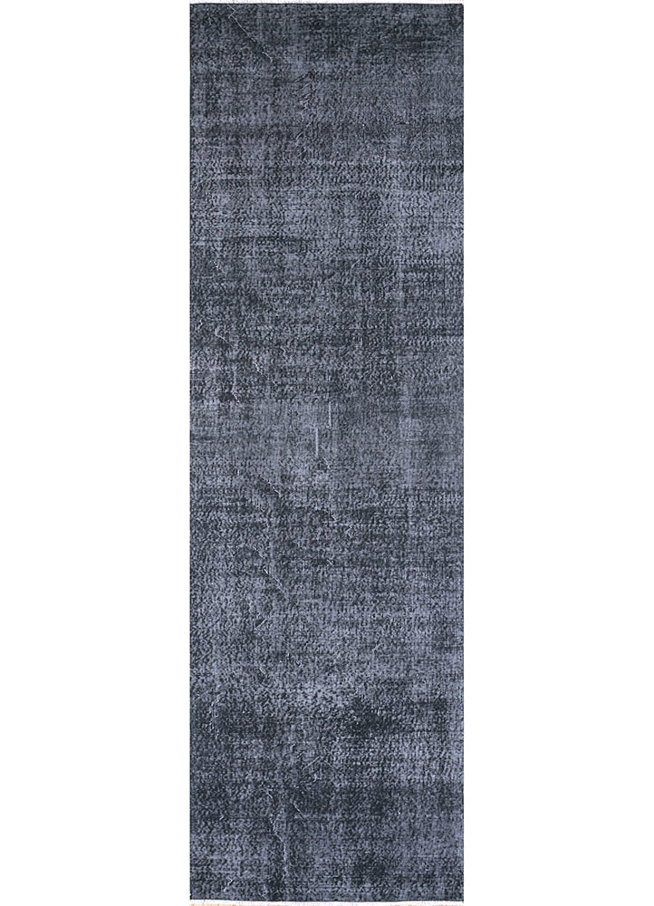 lacuna grey and black wool hand knotted Rug - HeadShot lacuna grey and black wool hand knotted Rug - HeadShot