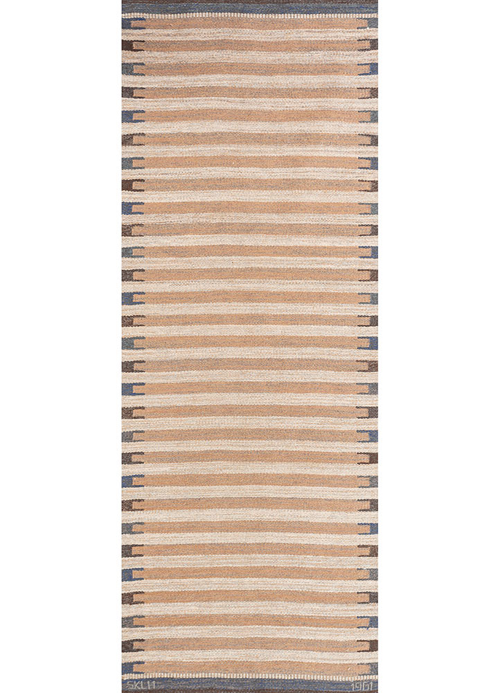 nayaab beige and brown wool flat weaves Rug - HeadShot nayaab beige and brown wool flat weaves Rug - HeadShot