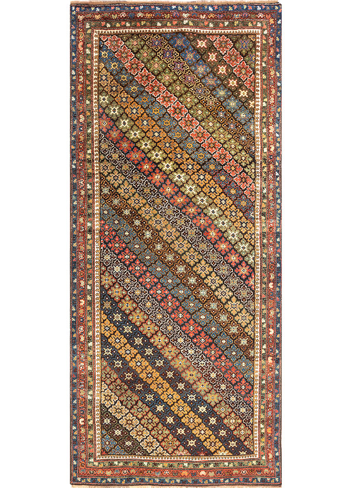 aalam grey and black wool hand knotted Rug - HeadShot aalam grey and black wool hand knotted Rug - HeadShot