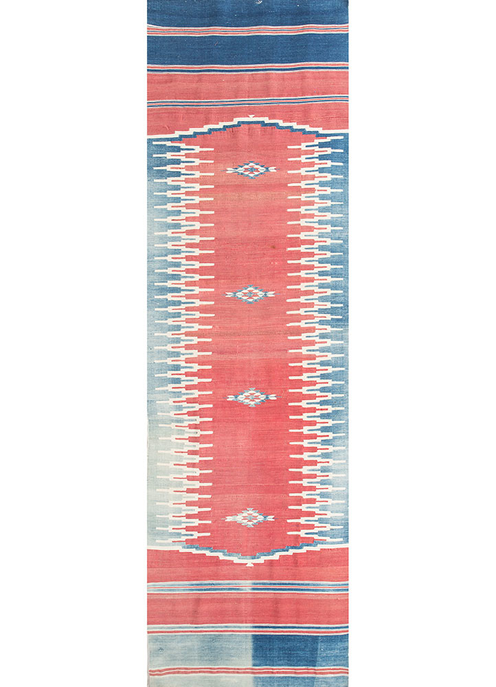 nayaab blue wool flat weaves Rug - HeadShot nayaab blue wool flat weaves Rug - HeadShot