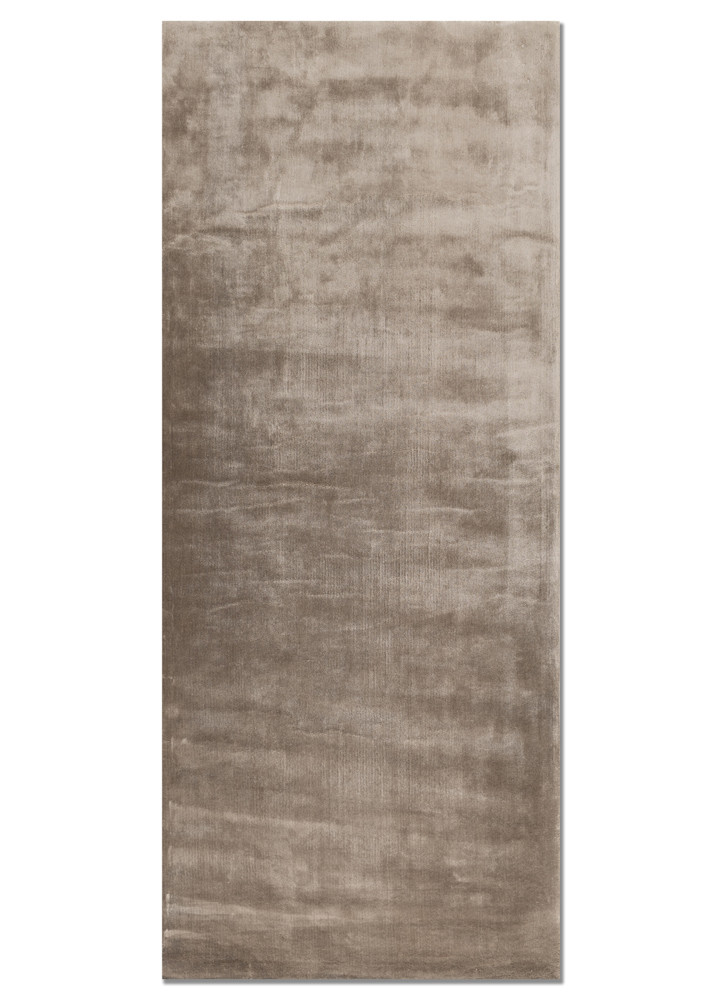 beige and brown beige and brown viscose hand tufted Rug
