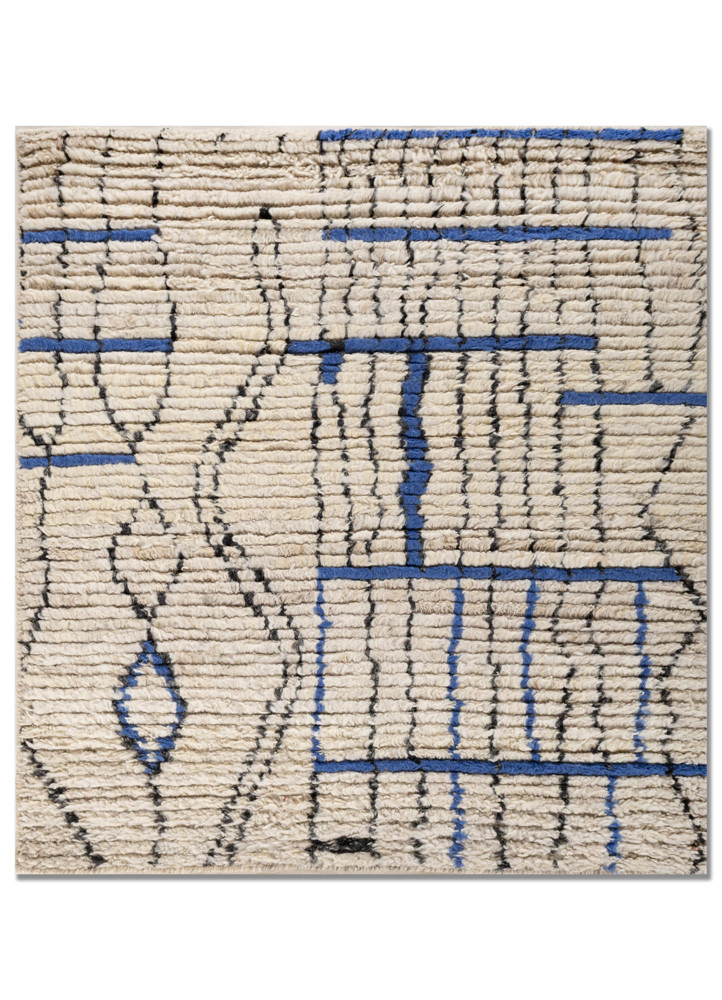 zuri ivory wool hand knotted Rug - HeadShot zuri ivory wool hand knotted Rug - HeadShot