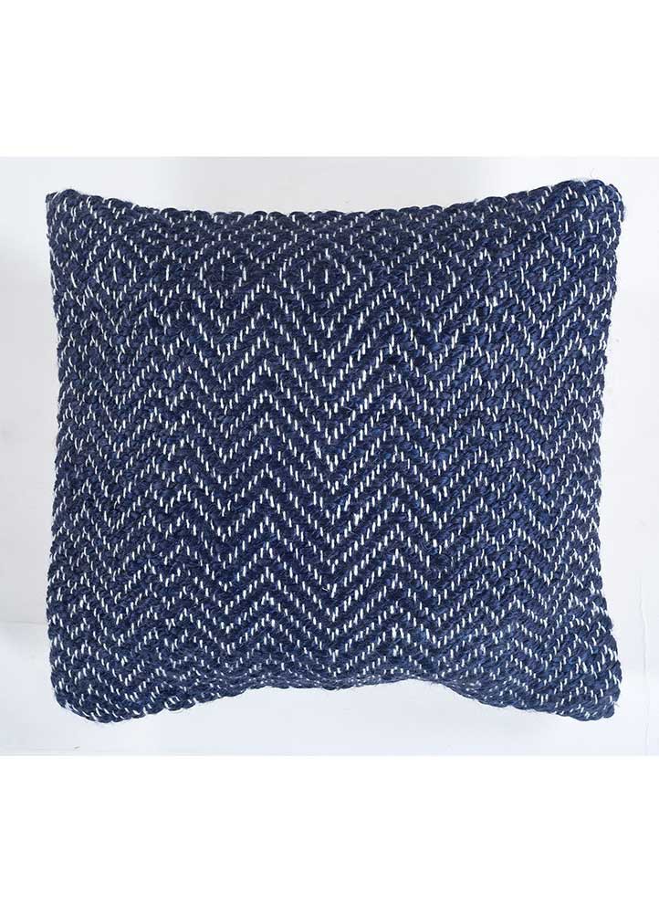 cushion blue jute and hemp cushion cover Home Textile - HeadShot cushion blue jute and hemp cushion cover Home Textile - HeadShot
