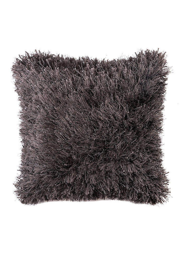  grey and black polyester cushion cover Rug