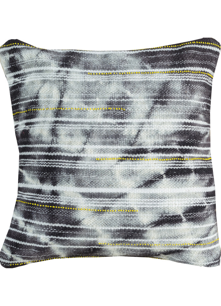 cushion grey and black wool & viscose  Home Textile - HeadShot