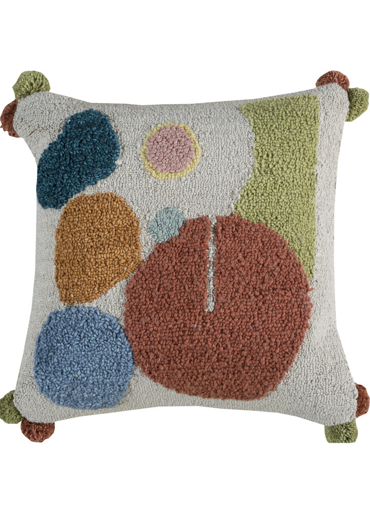 cushion ivory wool & viscose & silk Home Textile - HeadShot cushion ivory wool & viscose & silk Home Textile - HeadShot